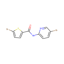 O=C(Nc1ccc(Br)cn1)c1ccc(Br)s1 ZINC000005571804