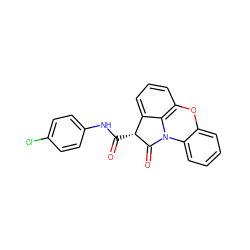 O=C(Nc1ccc(Cl)cc1)[C@H]1C(=O)N2c3ccccc3Oc3cccc1c32 ZINC000026168866