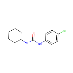 O=C(Nc1ccc(Cl)cc1)NC1CCCCC1 ZINC000000161793