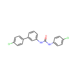 O=C(Nc1ccc(Cl)cc1)Nc1cccc(-c2ccc(Cl)cc2)c1 ZINC001772623902