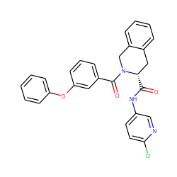 O=C(Nc1ccc(Cl)nc1)[C@H]1Cc2ccccc2CN1C(=O)c1cccc(Oc2ccccc2)c1 ZINC000028474883