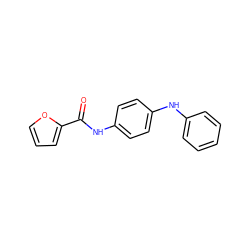 O=C(Nc1ccc(Nc2ccccc2)cc1)c1ccco1 ZINC000000436043