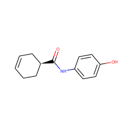 O=C(Nc1ccc(O)cc1)[C@@H]1CC=CCC1 ZINC000000351682