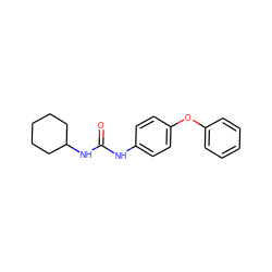 O=C(Nc1ccc(Oc2ccccc2)cc1)NC1CCCCC1 ZINC000000370032