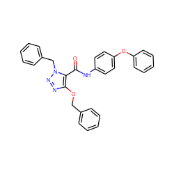 O=C(Nc1ccc(Oc2ccccc2)cc1)c1c(OCc2ccccc2)nnn1Cc1ccccc1 ZINC000653790222