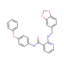 O=C(Nc1ccc(Oc2ccccc2)cc1)c1cccnc1NCc1ccc2c(c1)OCO2 ZINC000028957147