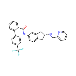 O=C(Nc1ccc2c(c1)C[C@H](NCc1ccccn1)C2)c1ccccc1-c1ccc(C(F)(F)F)cc1 ZINC000040898541