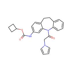 O=C(Nc1ccc2c(c1)N(C(=O)Cn1cccc1)c1ccccc1CC2)OC1CCC1 ZINC000653710276