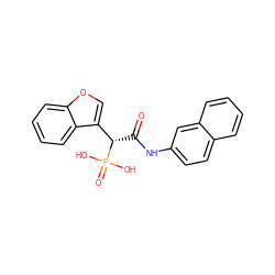 O=C(Nc1ccc2ccccc2c1)[C@@H](c1coc2ccccc12)P(=O)(O)O ZINC000040576546