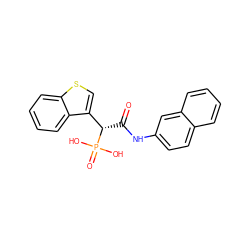 O=C(Nc1ccc2ccccc2c1)[C@@H](c1csc2ccccc12)P(=O)(O)O ZINC000040584897