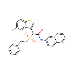 O=C(Nc1ccc2ccccc2c1)[C@H](c1csc2ccc(Cl)cc12)[P@@](=O)(O)CCc1ccccc1 ZINC000034471489