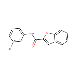 O=C(Nc1cccc(Br)c1)c1cc2ccccc2o1 ZINC000000310170