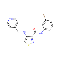 O=C(Nc1cccc(Br)c1)c1nscc1NCc1ccncc1 ZINC000040897493