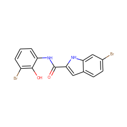 O=C(Nc1cccc(Br)c1O)c1cc2ccc(Br)cc2[nH]1 ZINC001772654830