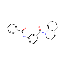 O=C(Nc1cccc(C(=O)N2CCC[C@H]3CCCC[C@@H]32)c1)c1ccccc1 ZINC000013674580