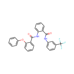 O=C(Nc1cccc(C(F)(F)F)c1)c1ccccc1NC(=O)c1ccccc1Oc1ccccc1 ZINC000224919814