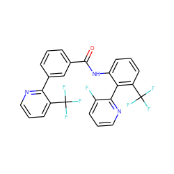 O=C(Nc1cccc(C(F)(F)F)c1-c1ncccc1F)c1cccc(-c2ncccc2C(F)(F)F)c1 ZINC001772596704