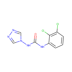 O=C(Nc1cccc(Cl)c1Cl)Nn1cnnc1 ZINC000000609288