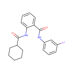 O=C(Nc1cccc(I)c1)c1ccccc1NC(=O)C1CCCCC1 ZINC000224878949