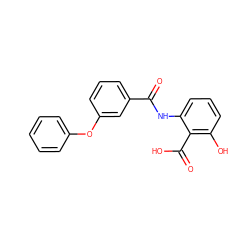 O=C(Nc1cccc(O)c1C(=O)O)c1cccc(Oc2ccccc2)c1 ZINC000013611233