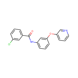 O=C(Nc1cccc(Oc2cccnc2)c1)c1cccc(Cl)c1 ZINC000096939152