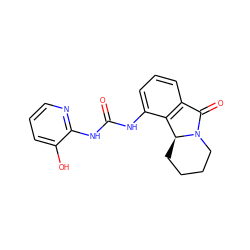 O=C(Nc1cccc2c1[C@@H]1CCCCN1C2=O)Nc1ncccc1O ZINC000095573841