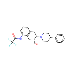 O=C(Nc1cccc2c1C[C@@H](O)[C@@H](N1CCC(c3ccccc3)CC1)C2)C(F)(F)F ZINC000028234203