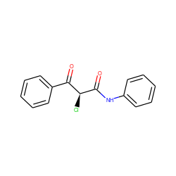 O=C(Nc1ccccc1)[C@@H](Cl)C(=O)c1ccccc1 ZINC000000363048