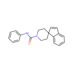 O=C(Nc1ccccc1)N1CCC2(C=Cc3ccccc32)CC1 ZINC000013728384