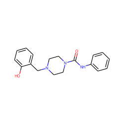 O=C(Nc1ccccc1)N1CCN(Cc2ccccc2O)CC1 ZINC000137863664