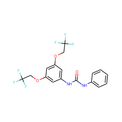 O=C(Nc1ccccc1)Nc1cc(OCC(F)(F)F)cc(OCC(F)(F)F)c1 ZINC000003207306