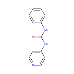 O=C(Nc1ccccc1)Nc1ccncc1 ZINC000000396644