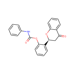 O=C(Nc1ccccc1)Oc1ccccc1[C@@H]1CC(=O)c2ccccc2O1 ZINC000098082359