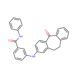 O=C(Nc1ccccc1)c1cccc(Nc2ccc3c(c2)CCc2ccccc2C3=O)c1 ZINC000095579269