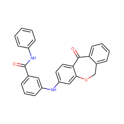 O=C(Nc1ccccc1)c1cccc(Nc2ccc3c(c2)OCc2ccccc2C3=O)c1 ZINC000095575922