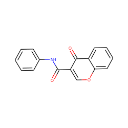 O=C(Nc1ccccc1)c1coc2ccccc2c1=O ZINC000039259601