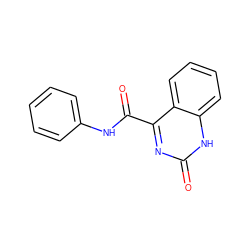 O=C(Nc1ccccc1)c1nc(=O)[nH]c2ccccc12 ZINC000028862063