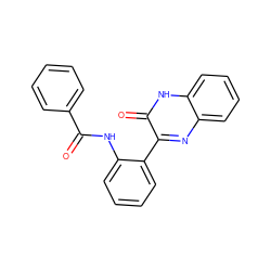 O=C(Nc1ccccc1-c1nc2ccccc2[nH]c1=O)c1ccccc1 ZINC000017945117