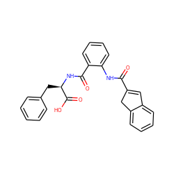 O=C(Nc1ccccc1C(=O)N[C@H](Cc1ccccc1)C(=O)O)C1=Cc2ccccc2C1 ZINC000013589842