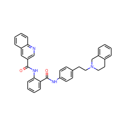 O=C(Nc1ccccc1C(=O)Nc1ccc(CCN2CCc3ccccc3C2)cc1)c1cnc2ccccc2c1 ZINC000028877213