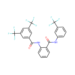 O=C(Nc1ccccc1C(=O)Nc1cccc(C(F)(F)F)c1)c1cc(C(F)(F)F)cc(C(F)(F)F)c1 ZINC000653670297