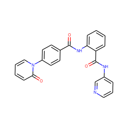 O=C(Nc1ccccc1C(=O)Nc1cccnc1)c1ccc(-n2ccccc2=O)cc1 ZINC000029047262