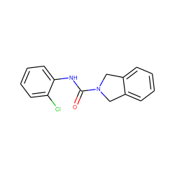 O=C(Nc1ccccc1Cl)N1Cc2ccccc2C1 ZINC000106252299