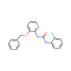 O=C(Nc1ccccc1Cl)Nc1ncccc1OCc1ccccc1 ZINC000013680191