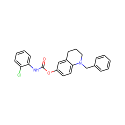 O=C(Nc1ccccc1Cl)Oc1ccc2c(c1)CCCN2Cc1ccccc1 ZINC000035847566