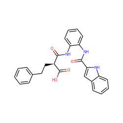 O=C(Nc1ccccc1NC(=O)[C@H](CCc1ccccc1)C(=O)O)c1cc2ccccc2[nH]1 ZINC000073240679