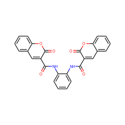 O=C(Nc1ccccc1NC(=O)c1cc2ccccc2oc1=O)c1cc2ccccc2oc1=O ZINC000013969926