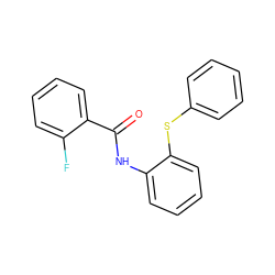 O=C(Nc1ccccc1Sc1ccccc1)c1ccccc1F ZINC000000070018