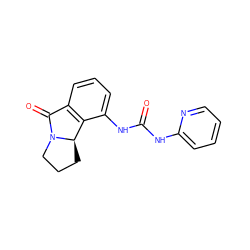 O=C(Nc1ccccn1)Nc1cccc2c1[C@H]1CCCN1C2=O ZINC000003591058