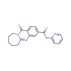 O=C(Nc1ccccn1)c1ccc2c(=O)n3c(nc2c1)CCCCC3 ZINC000032716511